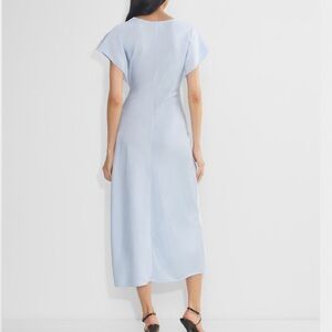Aritzia Soft Blue Midi Dress